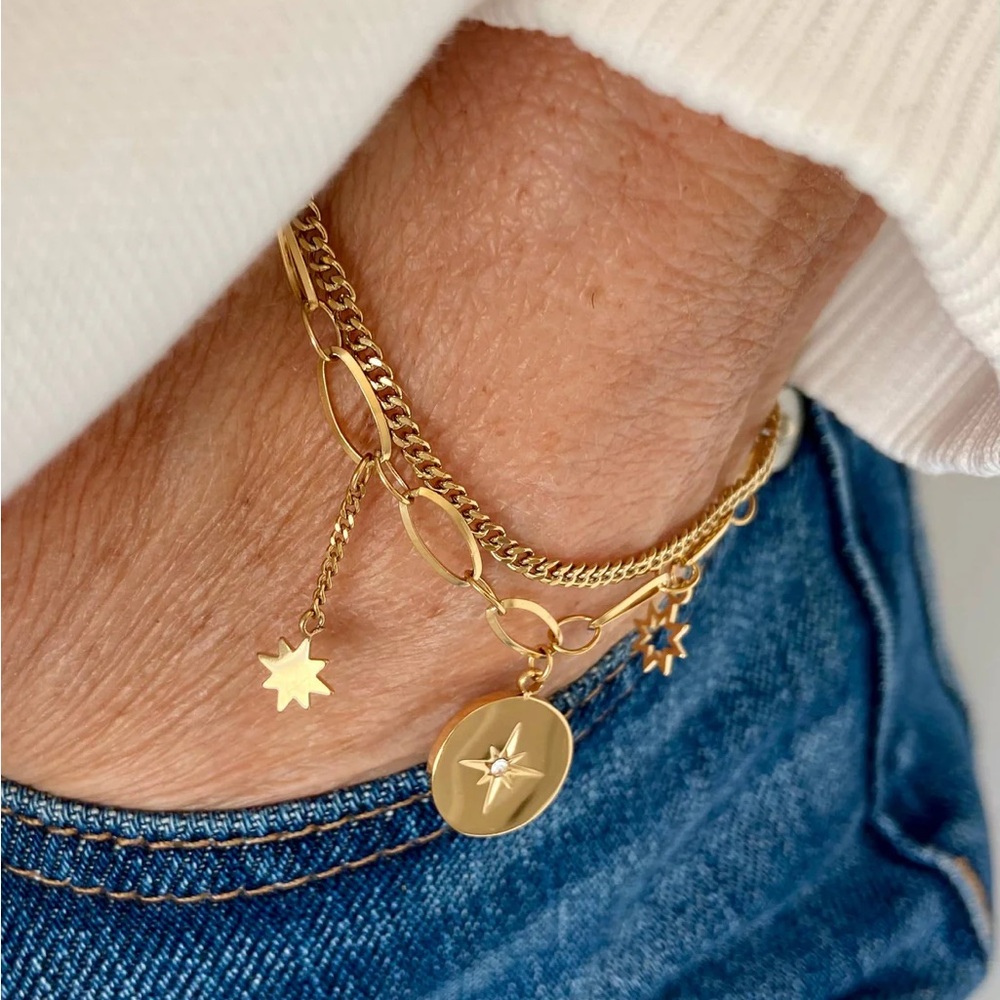 Cosmos Layered Bracelet